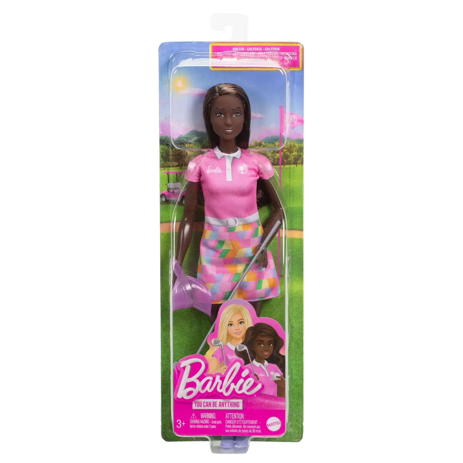 BARBIE YOU CAN BE ANYTHING - GOLFER FASHION DOLL - Toyworld Frankston