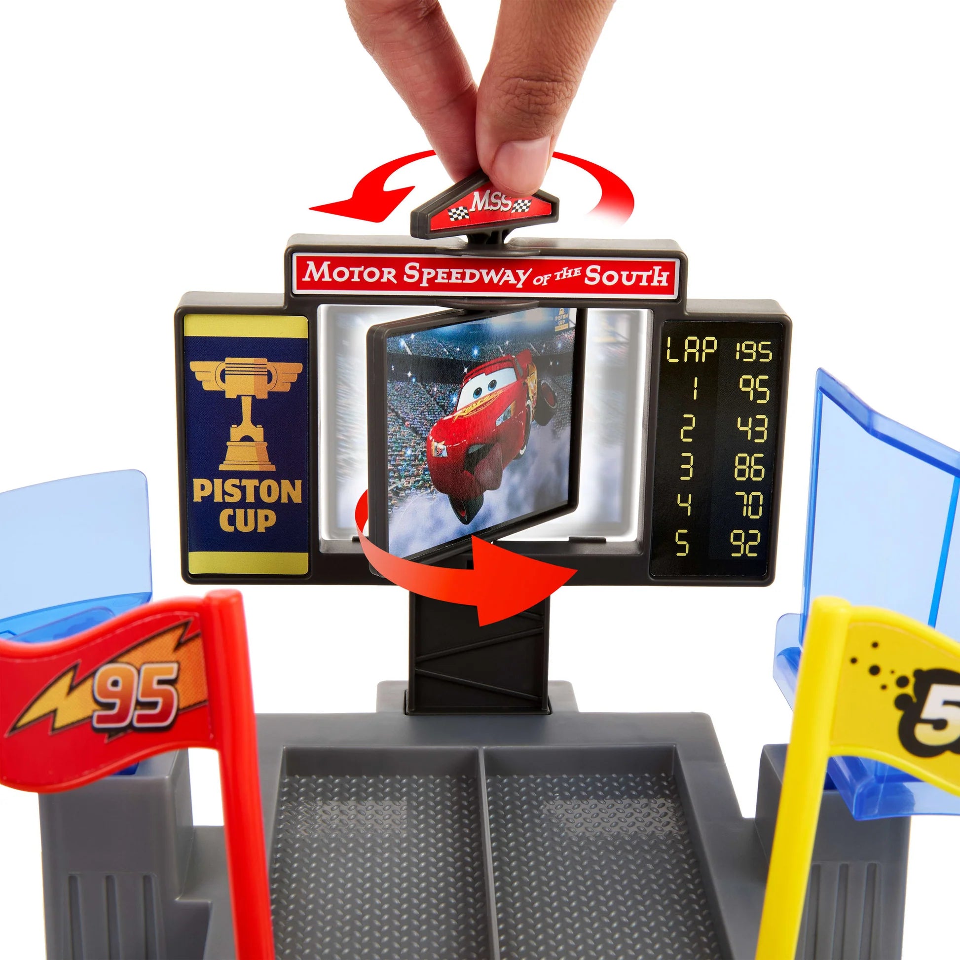 DISNEY PIXAR CARS - PISTON CUP STUNTING SPEEDWAY - Toyworld Frankston