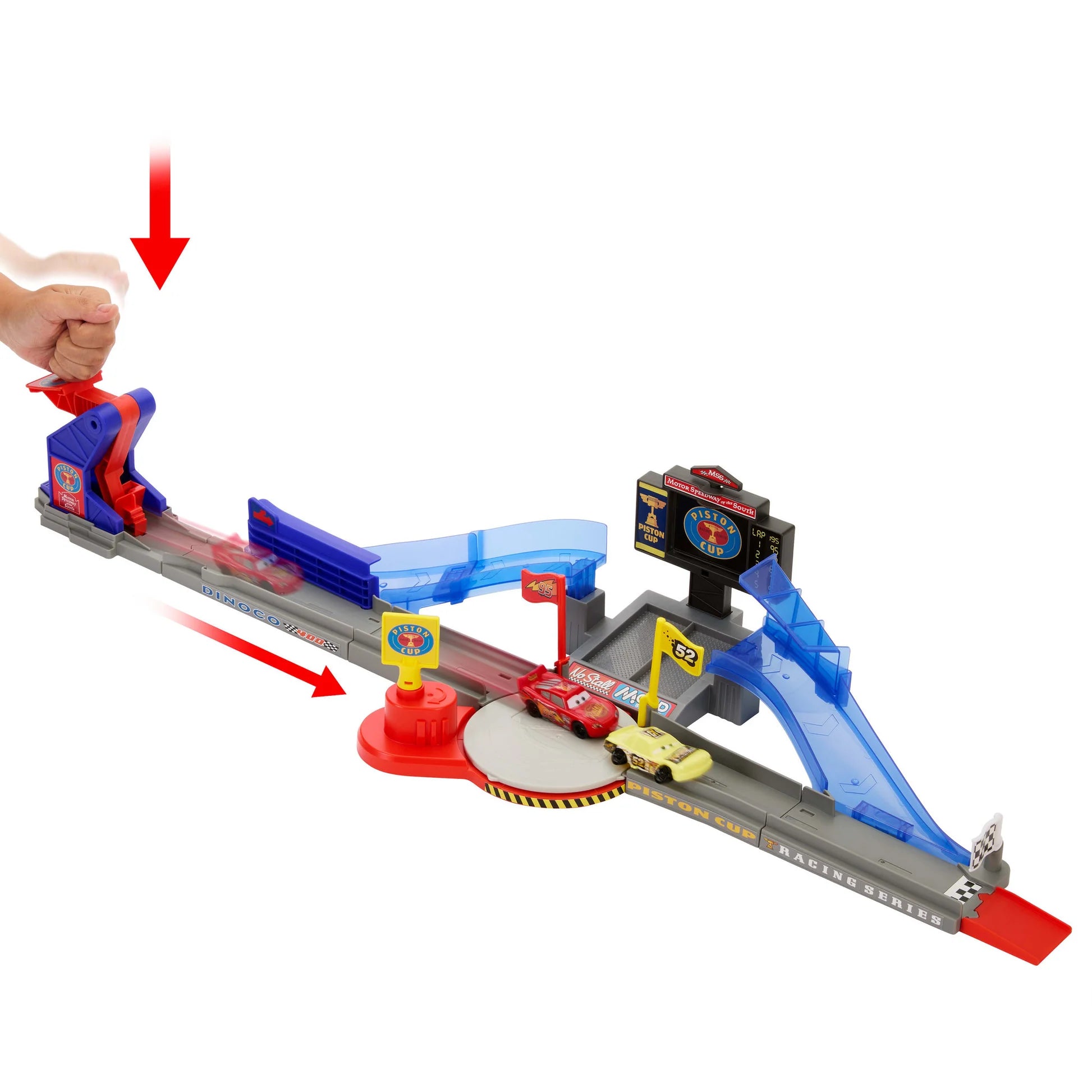 DISNEY PIXAR CARS - PISTON CUP STUNTING SPEEDWAY - Toyworld Frankston