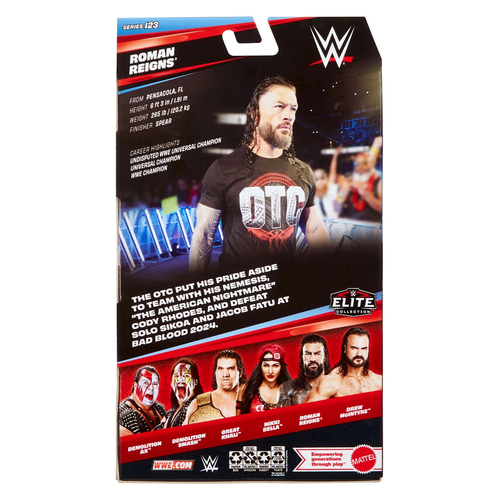 WWE ELITE COLLECTION SERIES 123 - ROMAN REIGNS - Toyworld Frankston