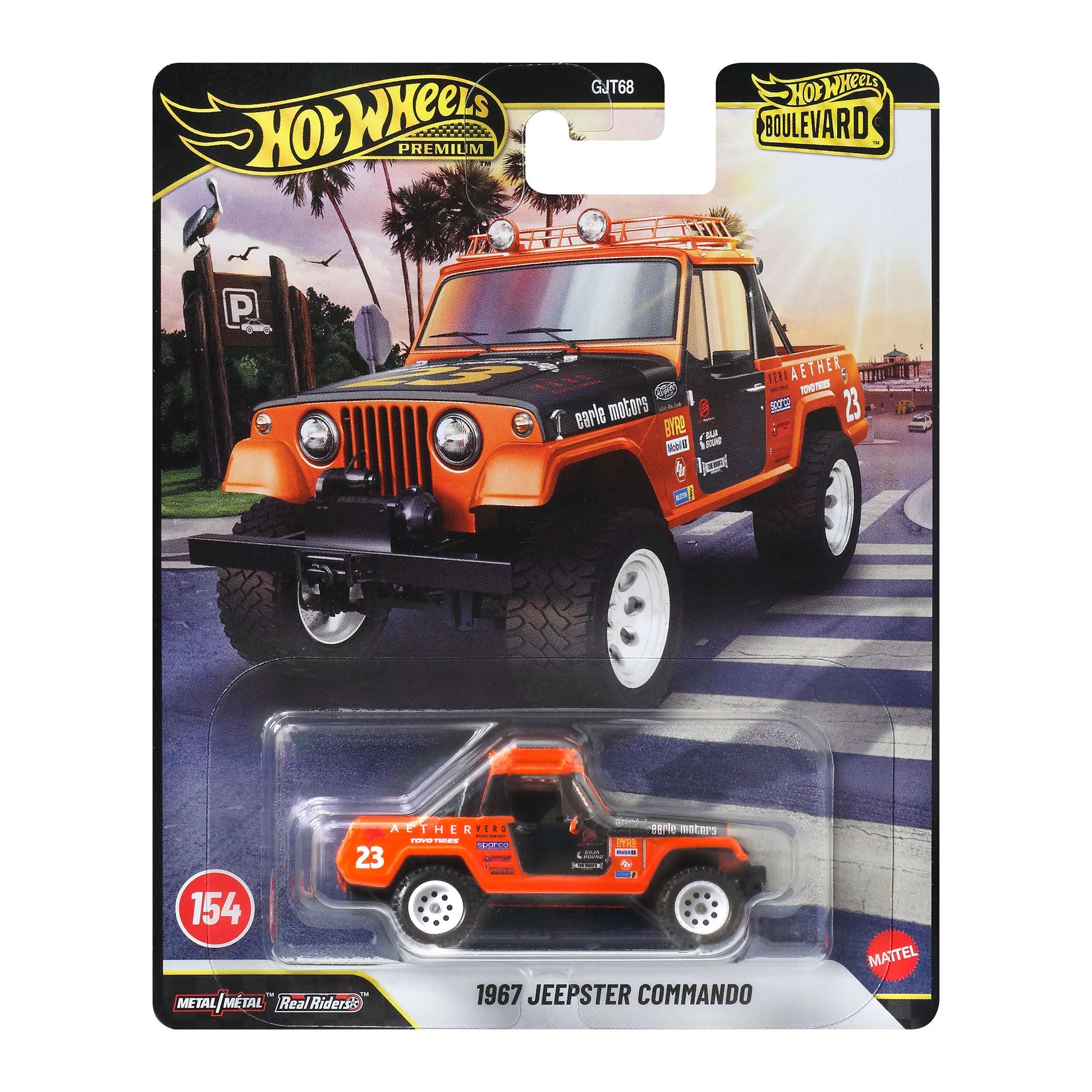 HOT WHEELS PREMIUM BOULEVARD 154 - 1967 JEEPSTER COMMANDO