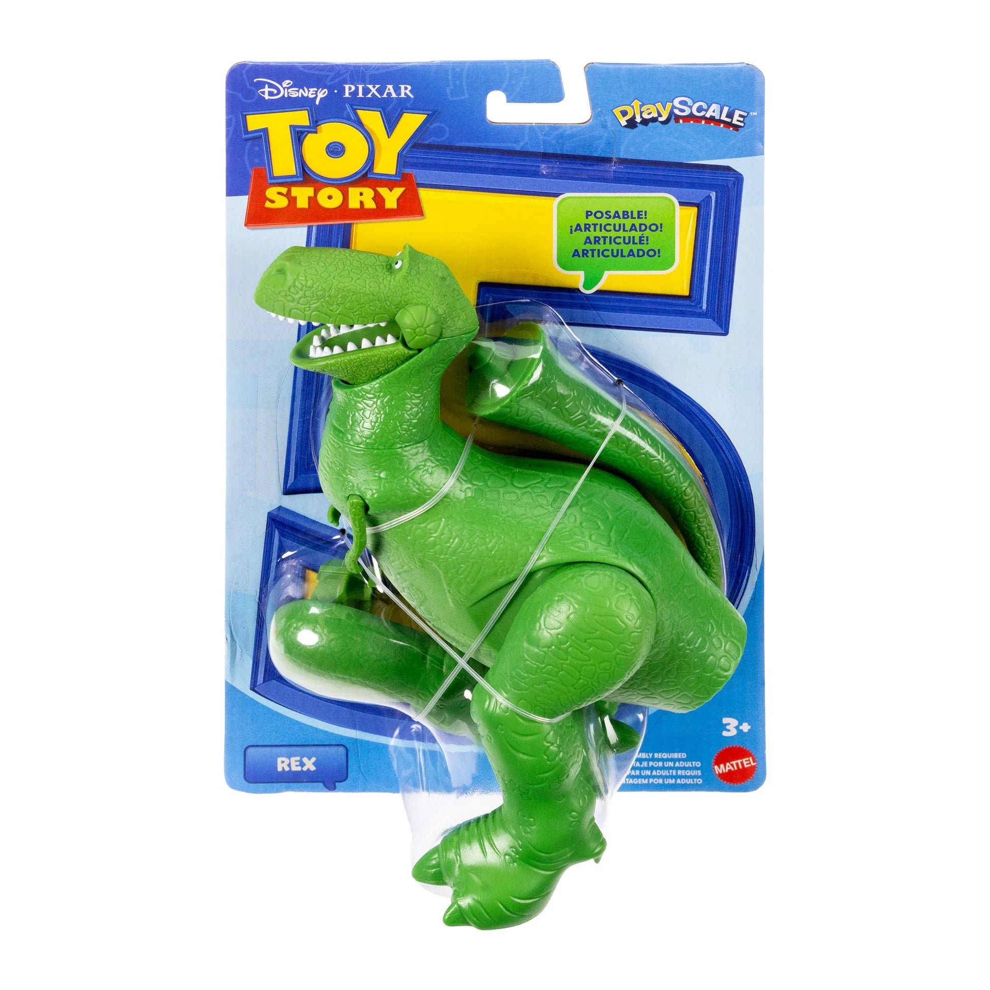 DISNEY PIXAR TOY STORY 5 - REX 7 INCH ACTION FIGURE
