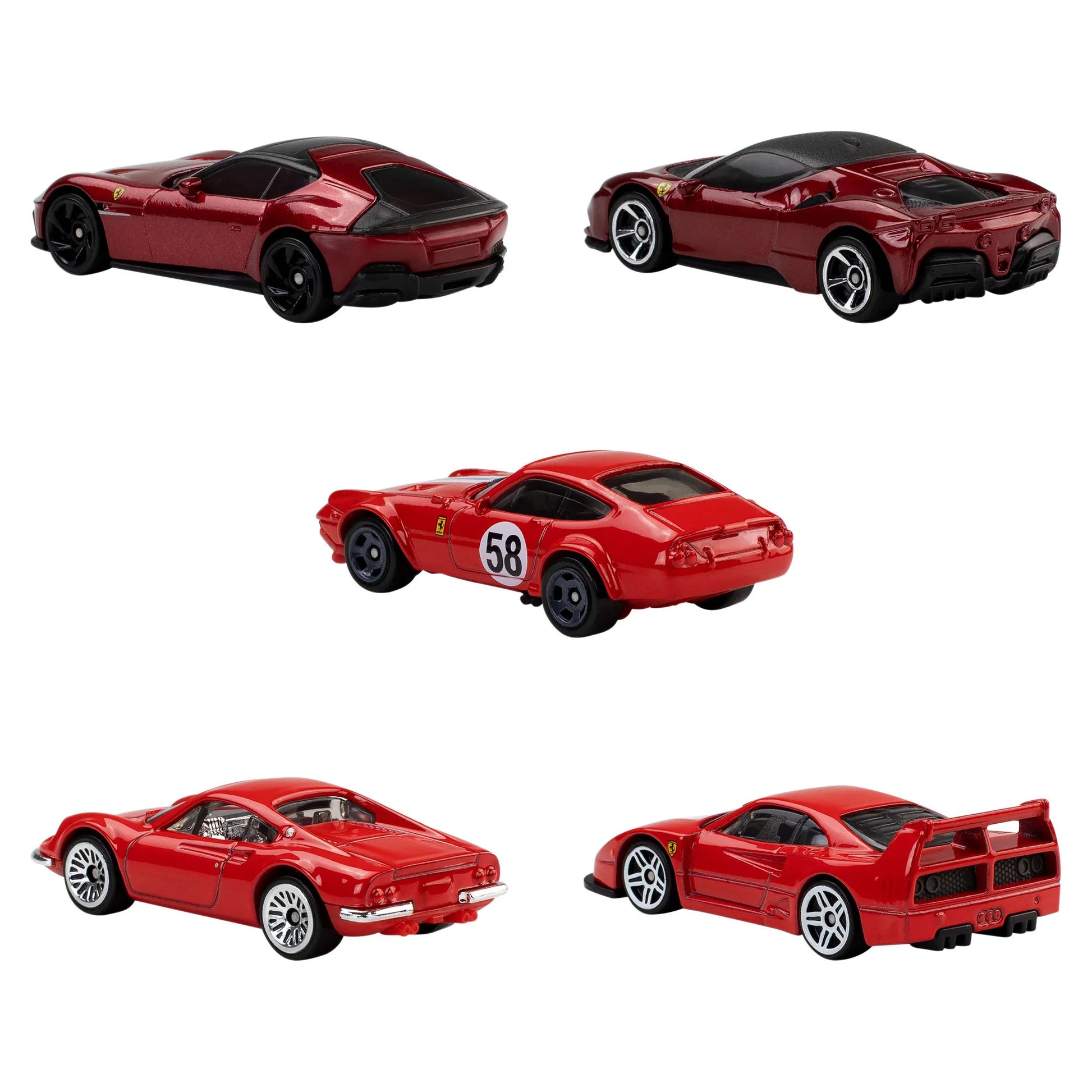 HOT WHEELS 5 PACK - FERRARI