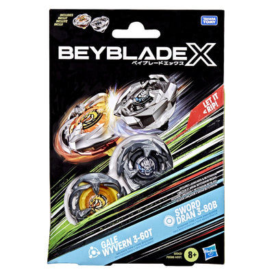 BEYBLADE  X DUAL PACK GALE WYVERN 3-60T - SWORD DRAN 3-80B