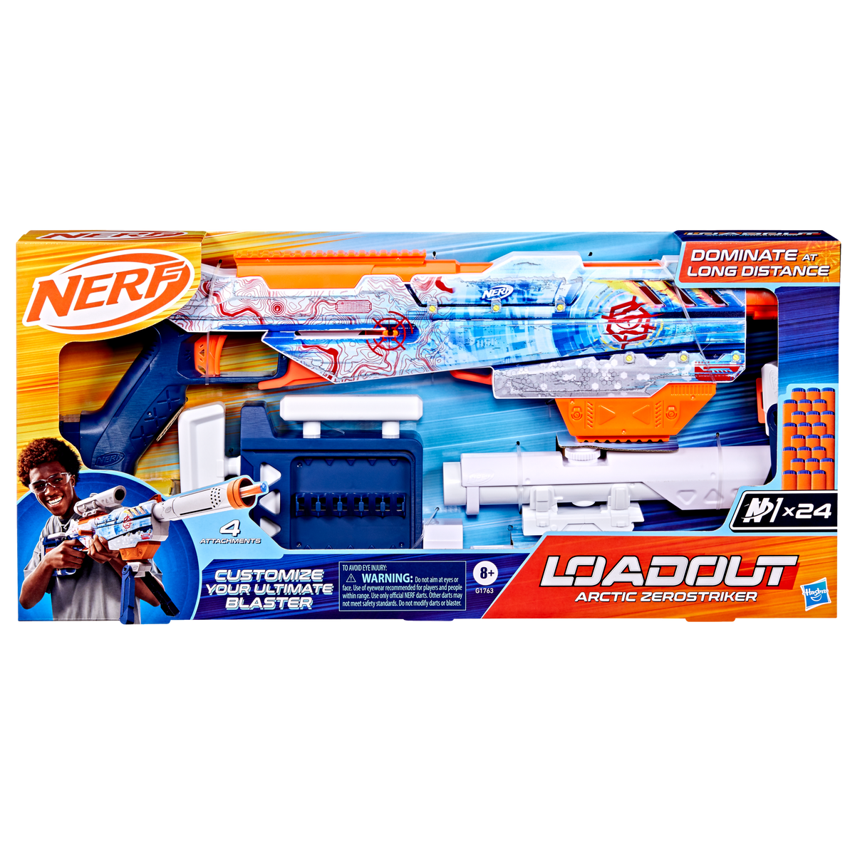 NERF LOADOUT - ARCTIC ZEROSTRIKER - Toyworld Frankston