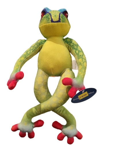 SNUGGLE BUDDIES TREE FROG 30CM - GREEN YELLOW