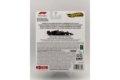 HOT WHEELS PREMIUM FORMULA 1 - 2024 MERCEDES-AMG PETRONAS #63 - Toyworld Frankston