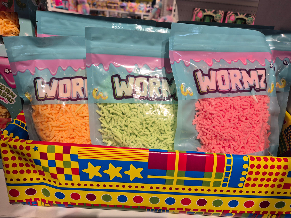 QUICK WORMZ 200G BAG - GREEN PINK OR ORANGE