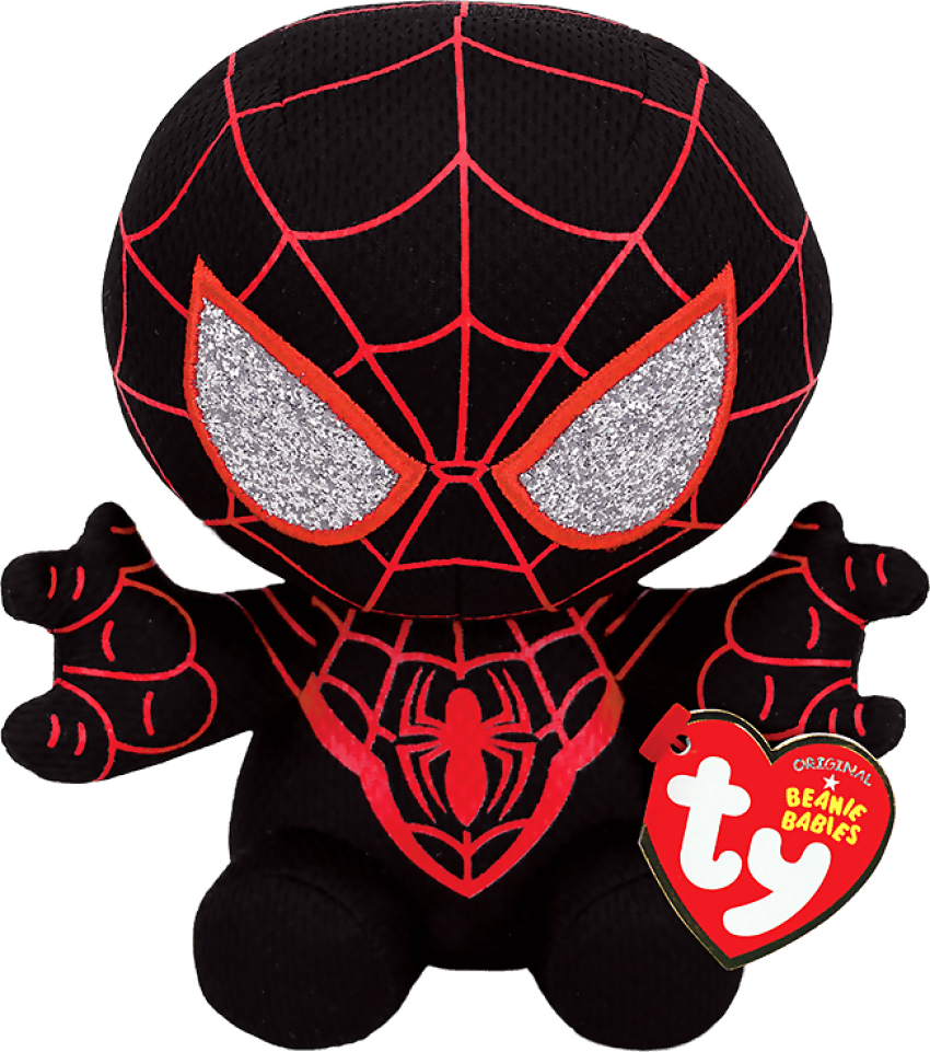 TY BEANIE BABIES - MARVEL - MILES MORALES SPIDERMAN REGULAR - Toyworld Frankston