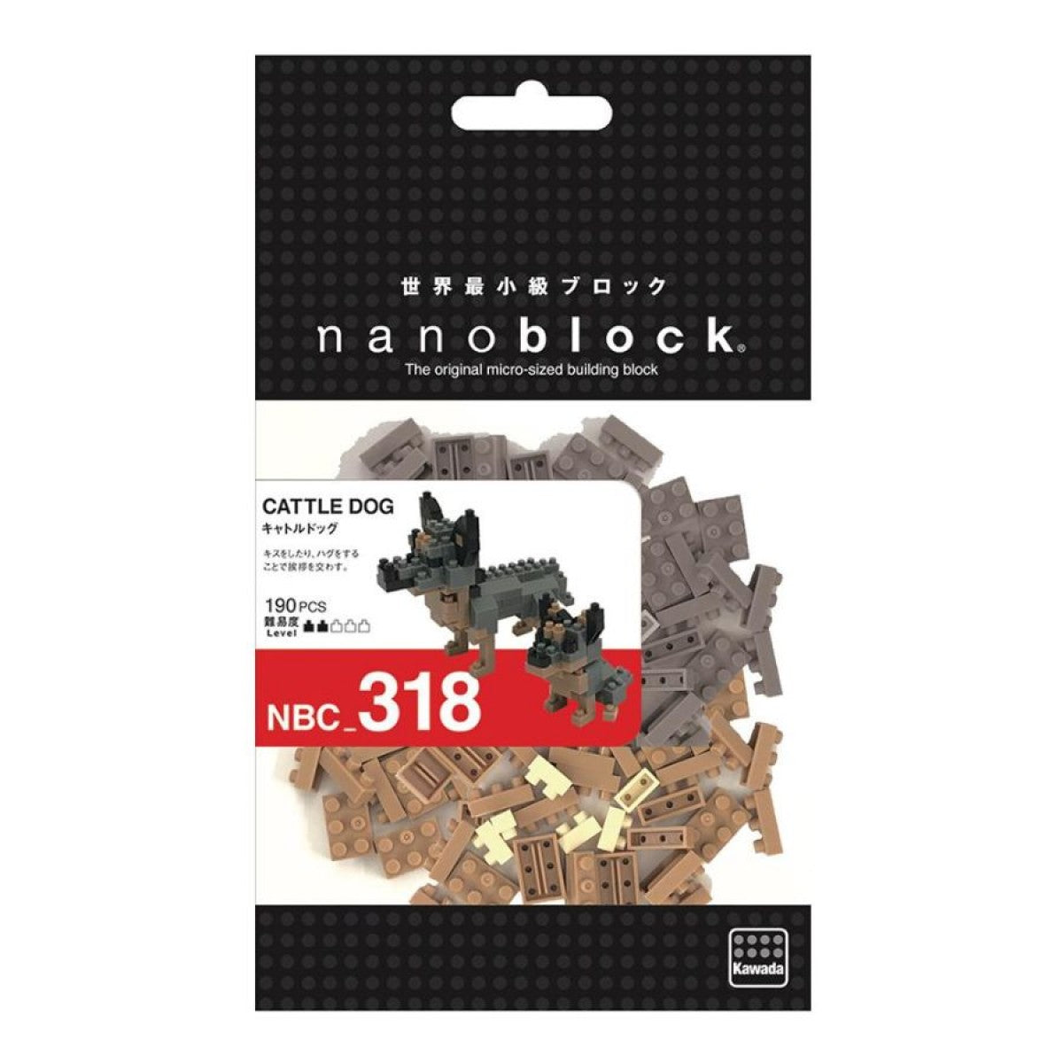 NANOBLOCK CATTLE DOGS 318 - Toyworld Frankston