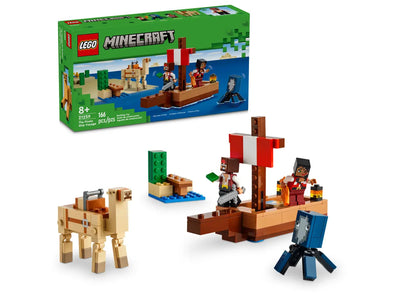 LEGO MINECRAFT 21259 THE PIRATE SHIP VOYAGE - Toyworld Frankston