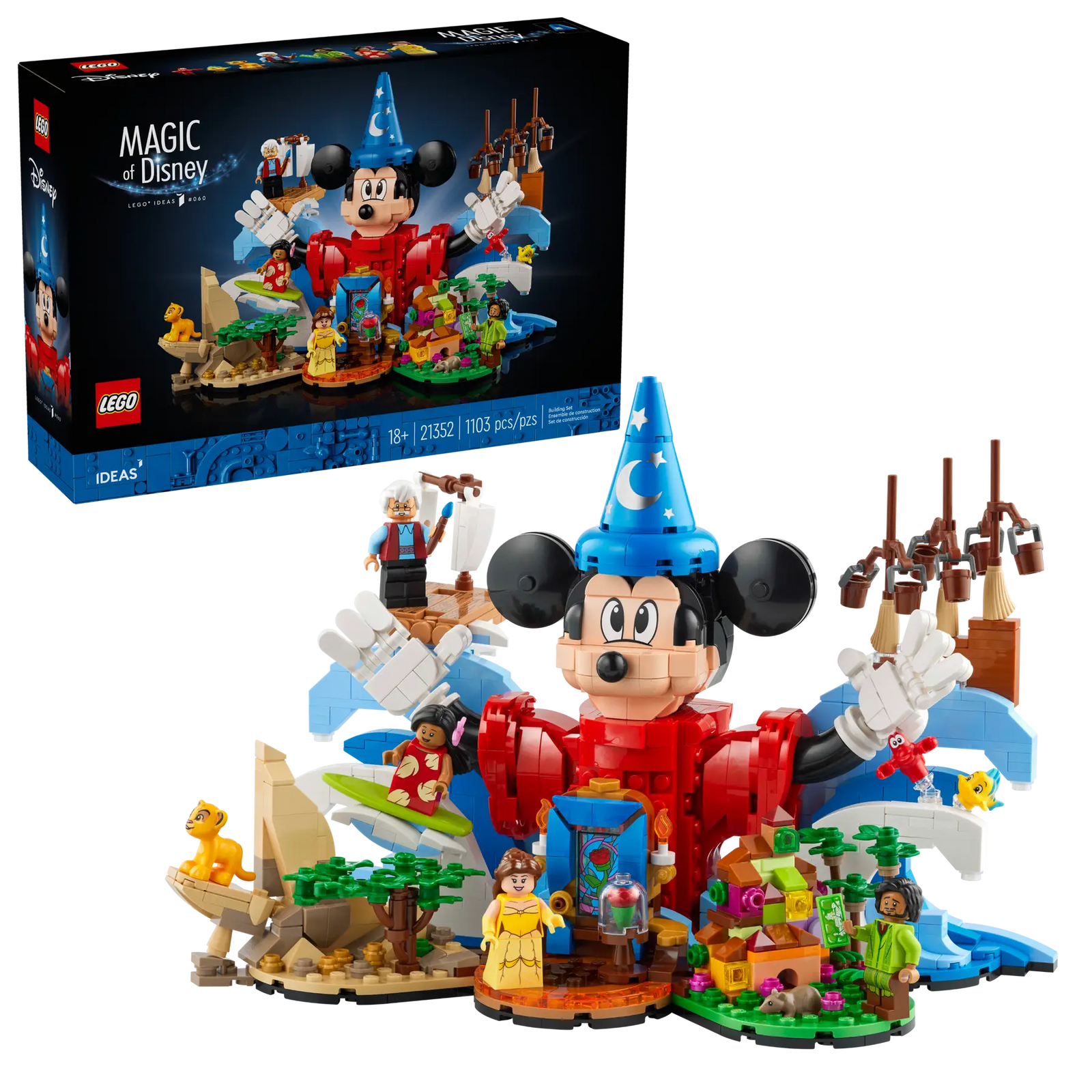 LEGO 21352 IDEAS  MAGIC OF DISNEY - Toyworld Frankston