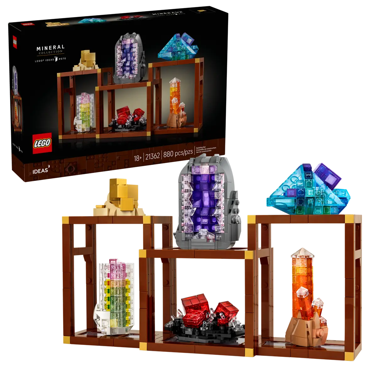 LEGO 21362 IDEAS - MINERAL COLLECTION - Toyworld Frankston