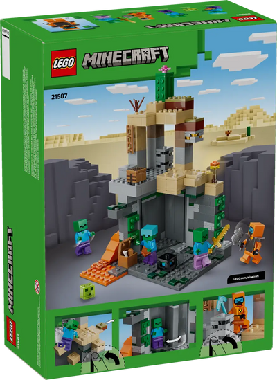 LEGO 21587 MINECRAFT - ZOMBIE DUNGEON - Toyworld Frankston