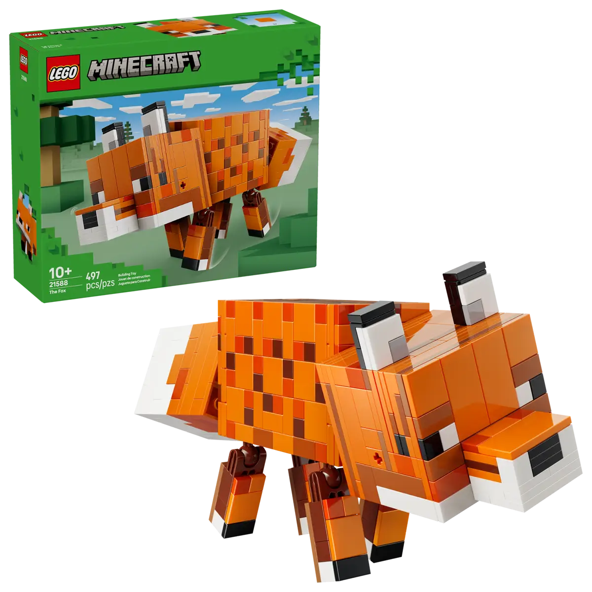LEGO 21588 MINECRAFT - THE FOX - Toyworld Frankston