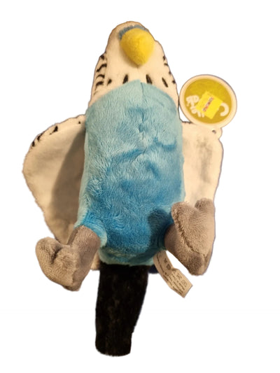 CUDDLE PALS BUDGIE 24CM - BLUE