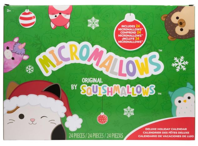 SQUISHMALLOWS MICROMALLOWS 24 PIECE ADVENT CALENDAR