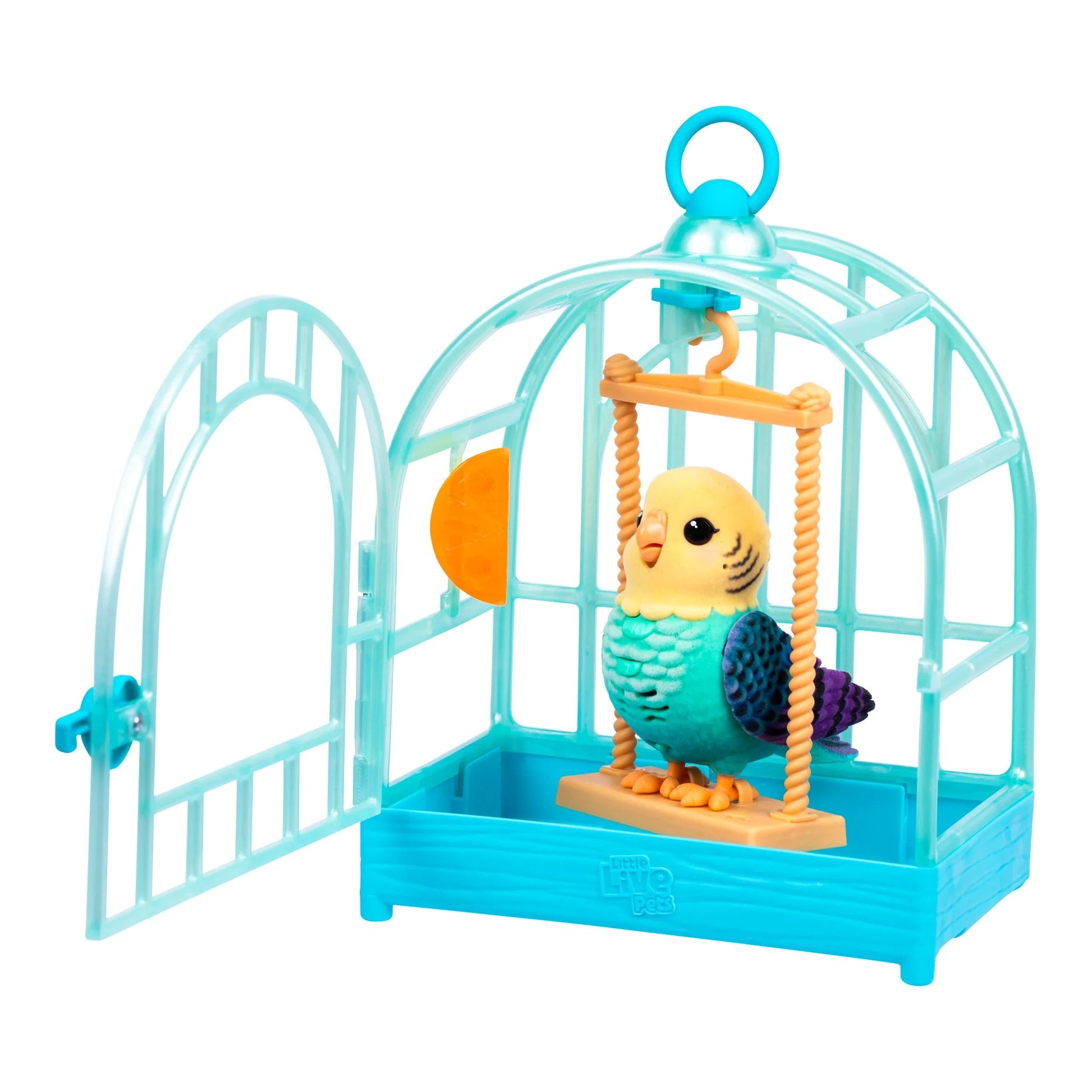 LITTLE LIVE PETS - MY REALLY REAL BIRD AND CAGE BLUE - Toyworld Frankston
