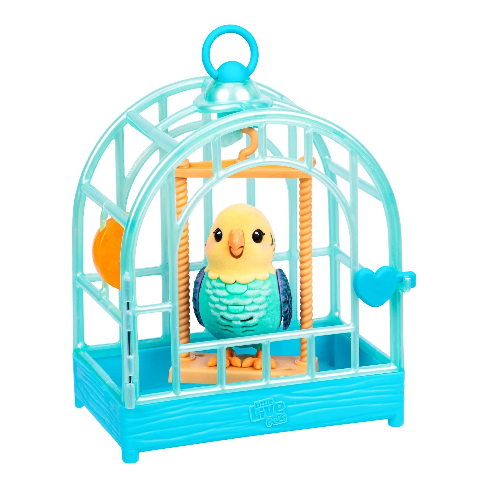 LITTLE LIVE PETS - MY REALLY REAL BIRD AND CAGE BLUE - Toyworld Frankston