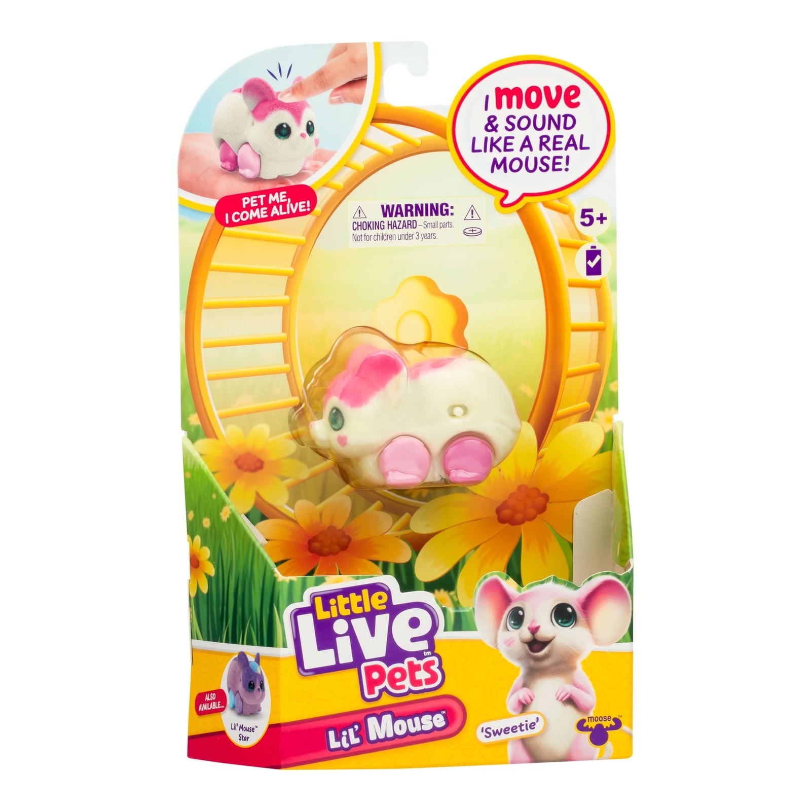 LITTLE LIVE PETS LIL MOUSE - SWEETIE - Toyworld Frankston
