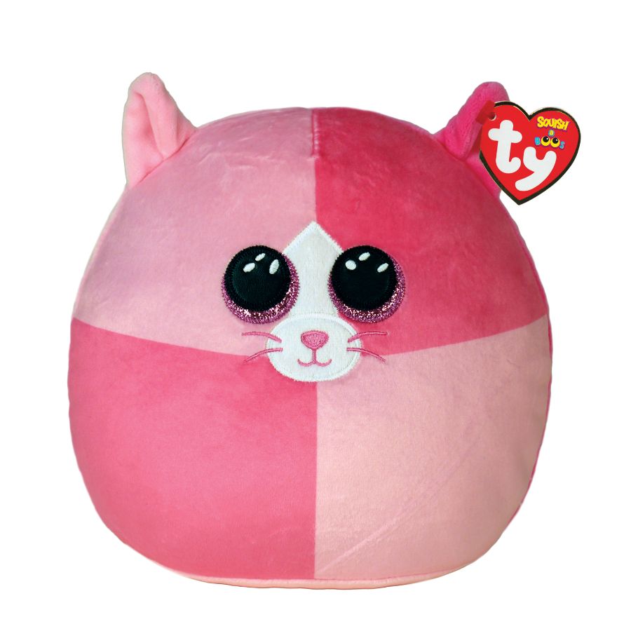 TY SCARLETT PINK CAT 10"