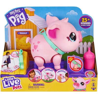 LITTLE LIVE PETS LIL WALKING PIG S1 SGL PK - Toyworld Frankston