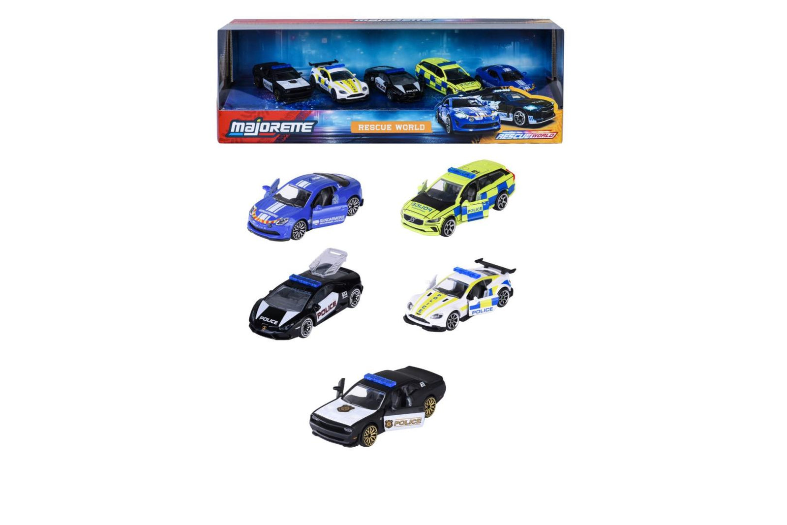 MAJORETTE RESCUE WORLD 5PCS GIFT PACK