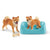 SCHLEICH SHIBA INU MOTHER AND PUPPY