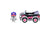 BLUEY SERIES 13 - BASIC VEHICLES - PIZZA GIRLS VEHICLE WITH MUFFIN
