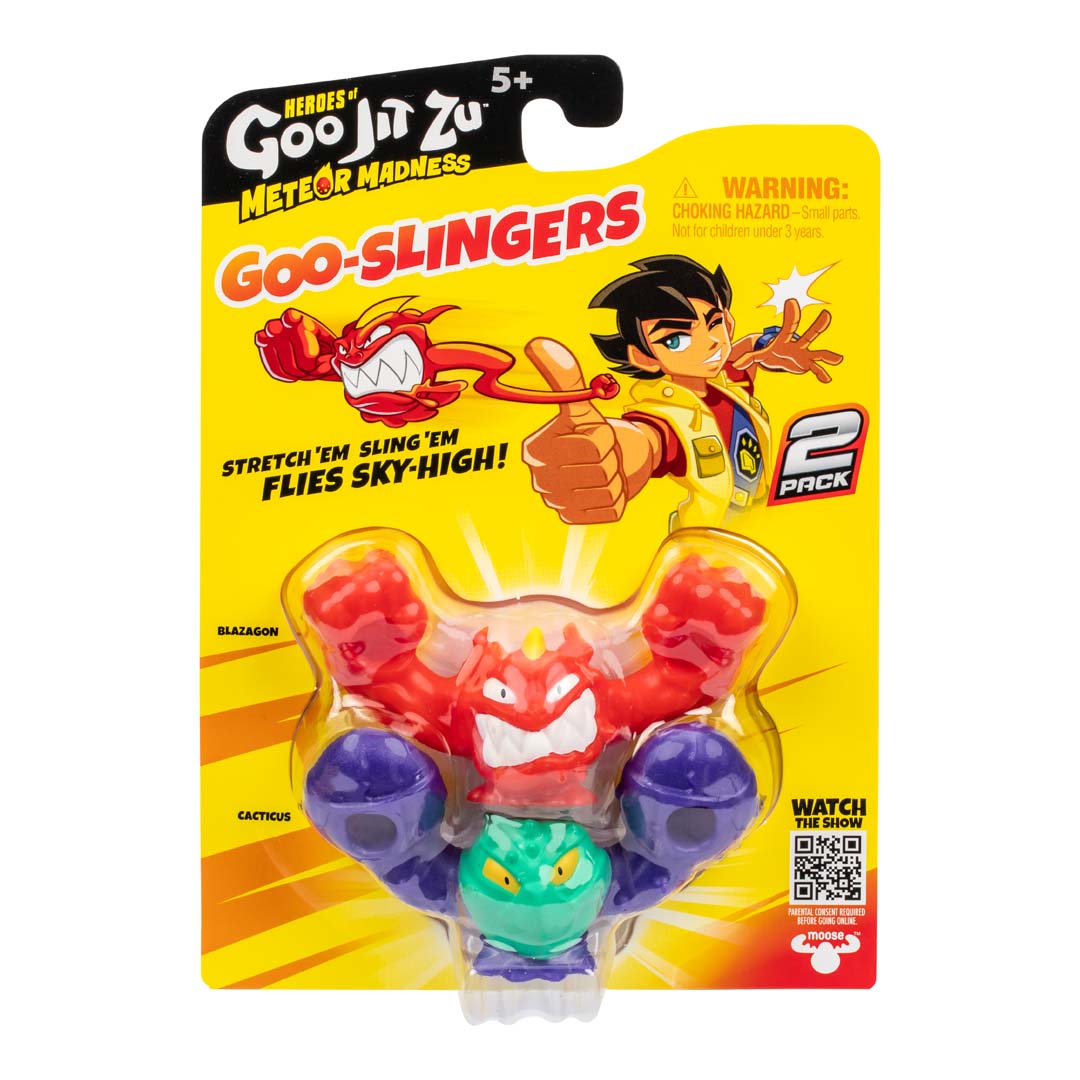 HEROES OF GOO JIT ZU - METEOR MADNESS GOO SLINGERS - 2 PACK ASSORTMENT
