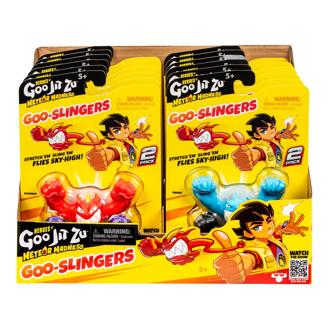 HEROES OF GOO JIT ZU - METEOR MADNESS GOO SLINGERS - 2 PACK ASSORTMENT