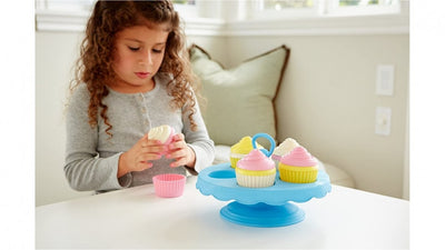 GREEN TOYS - CUPCAKE SET - Toyworld Frankston