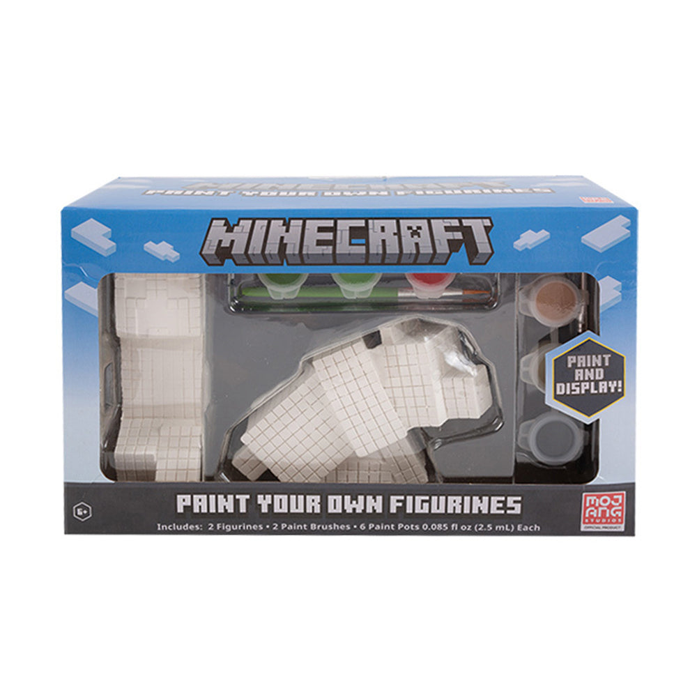 MINECRAFT PAINT YOUR OWN FIGURINES