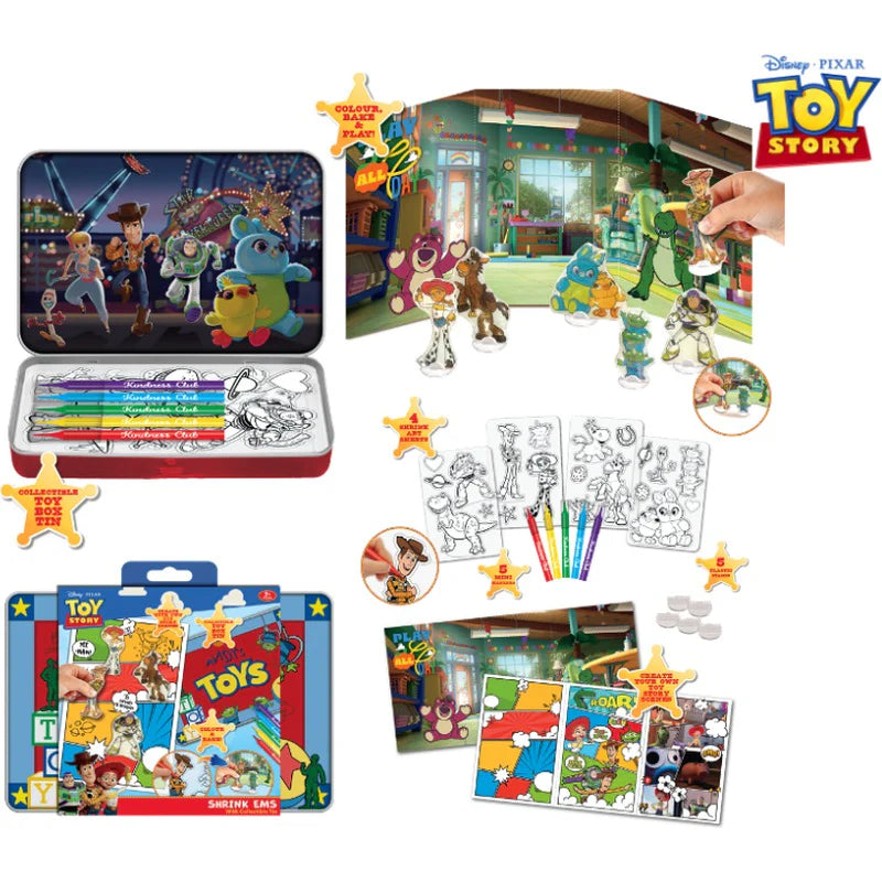 DISNEY PIXAR TOY STORY - MAKE YOUR OWN SHRINKEMS TIN SET