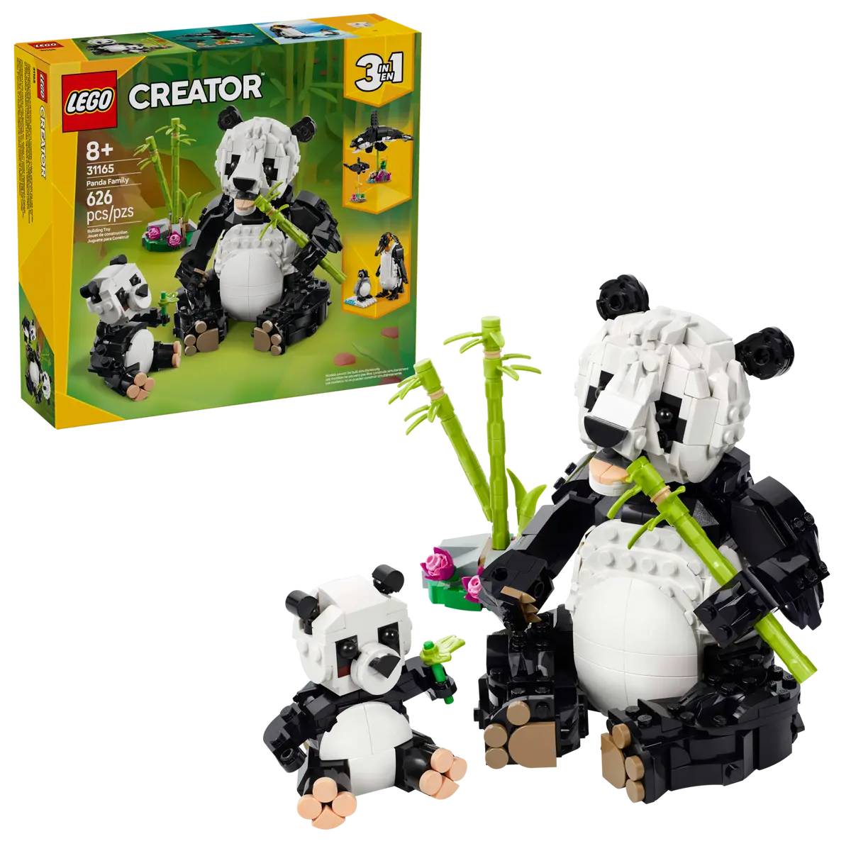 LEGO CREATOR 31165 WILD ANIMALS PANDA FAMILY - Toyworld Frankston