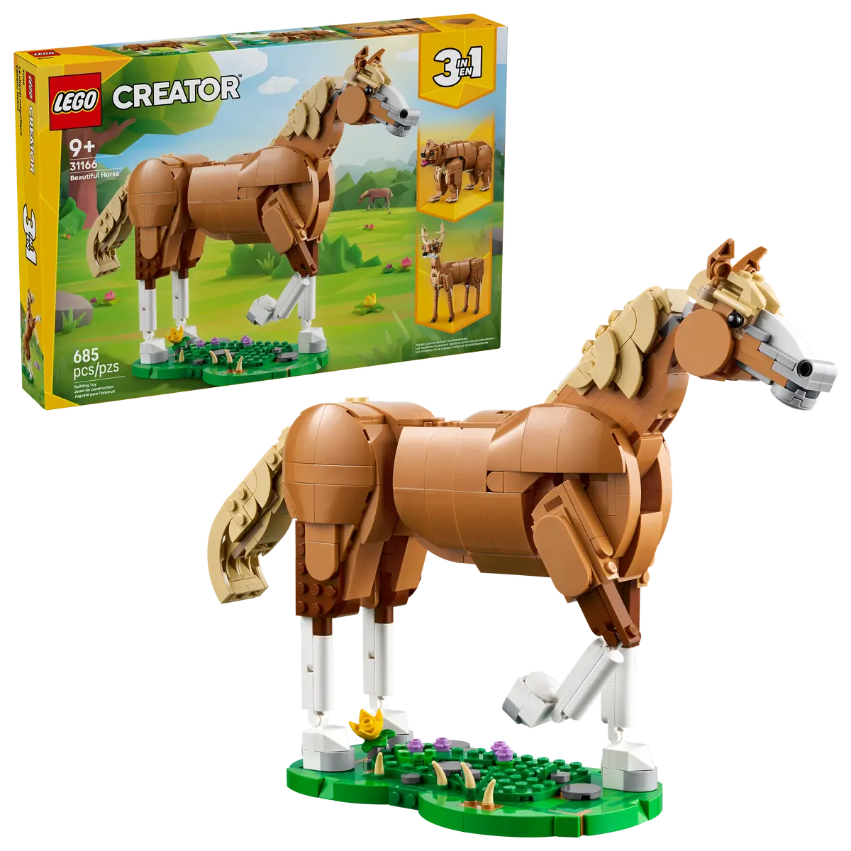 LEGO CREATOR 31166 BEAUTIFUL HORSE - Toyworld Frankston