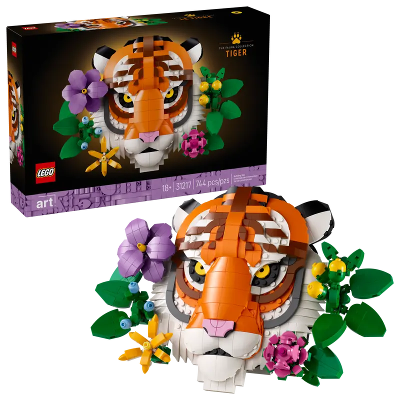 LEGO ART 31217 THE FAUNA COLLECTION - TIGER - Toyworld Frankston