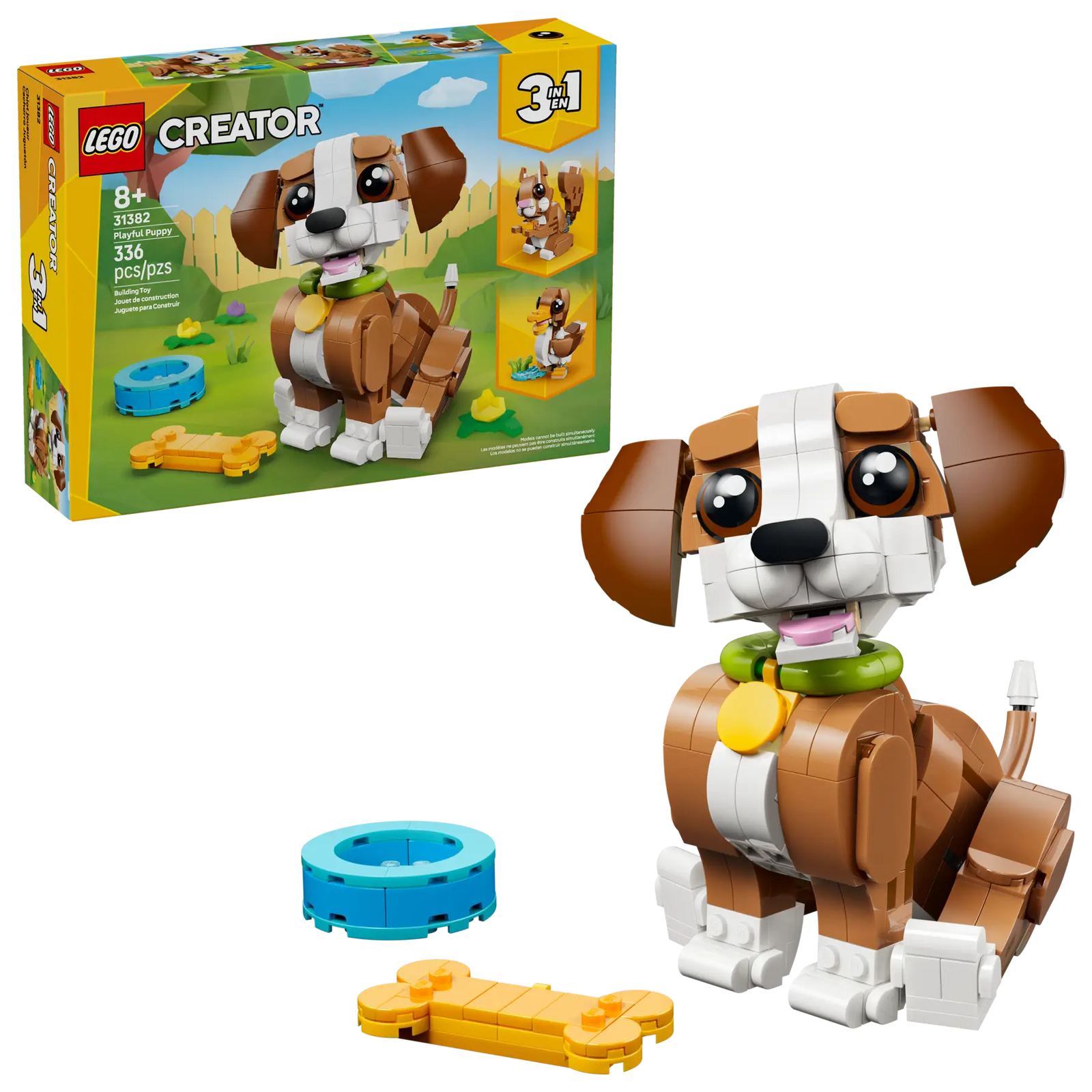 LEGO 31382 CUTE ANIMALS: PLAYFUL PUPPY DOG - Toyworld Frankston