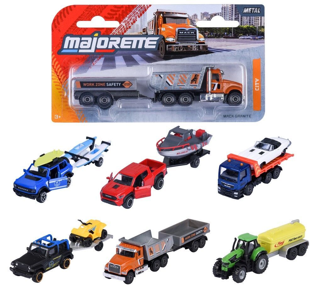 MAJORETTE CITY TRAILER ASST