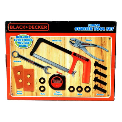 BLACK & DECKER LITTLE BUILDER - STARTER TOOL SET - Toyworld Frankston