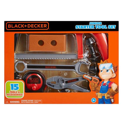 BLACK & DECKER LITTLE BUILDER - STARTER TOOL SET - Toyworld Frankston