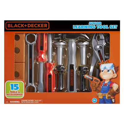 BLACK & DECKER LITTLE BUILDER - LEARNING TOOL SET - Toyworld Frankston