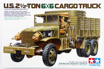 TAMIYA 1/35 U.S. 2.5-TON 6X6 CARGO TRUCK - Toyworld Frankston