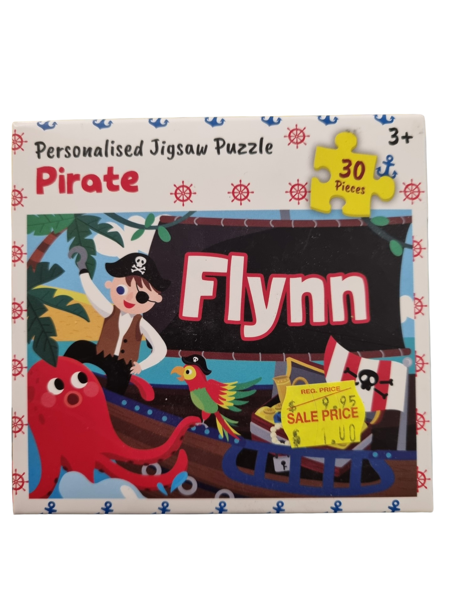 PERSONALISED JIGSAW PUZZLE - PIRATE FLYNN