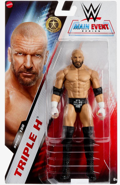 WWE MAIN EVENT SERIES 156 - TRIPLE H - Toyworld Frankston