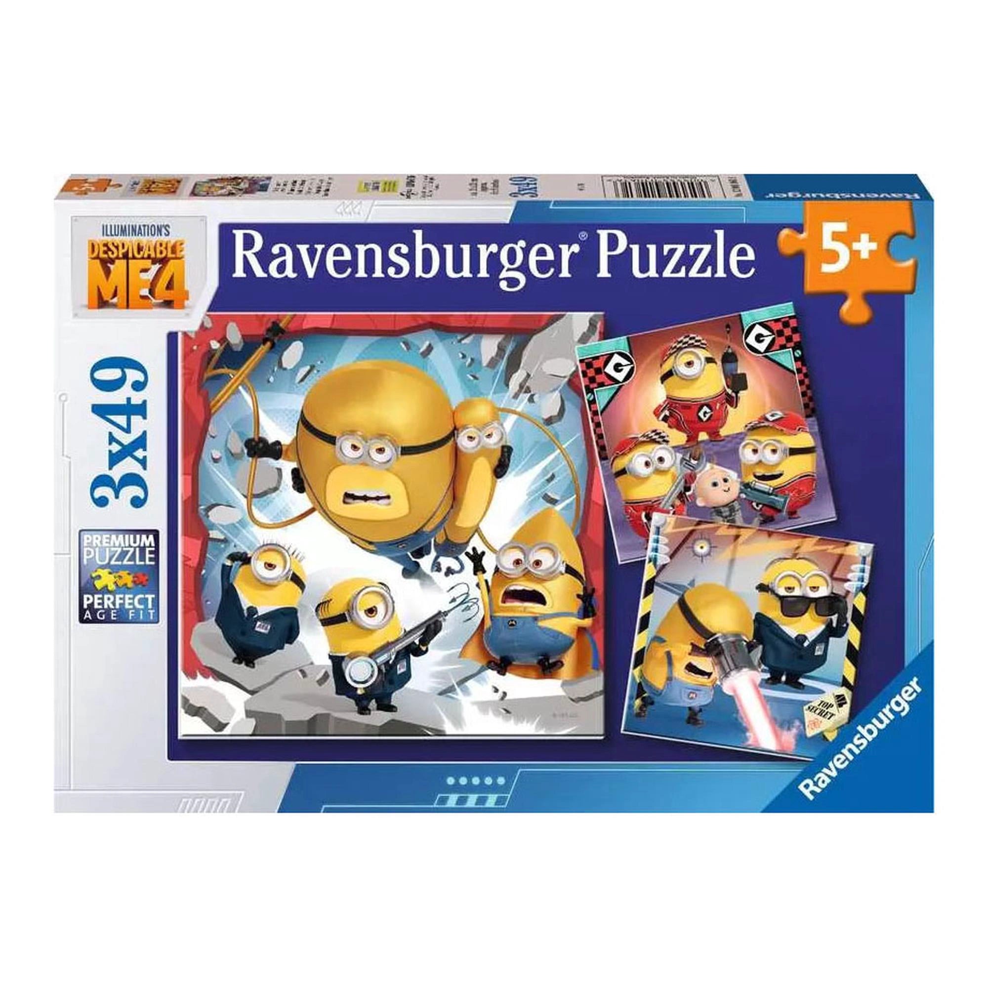 RAVENSBURGER - DESPICABLE ME4 - DESPICABLE ALWAYS 3X49 PIECE PUZZLE