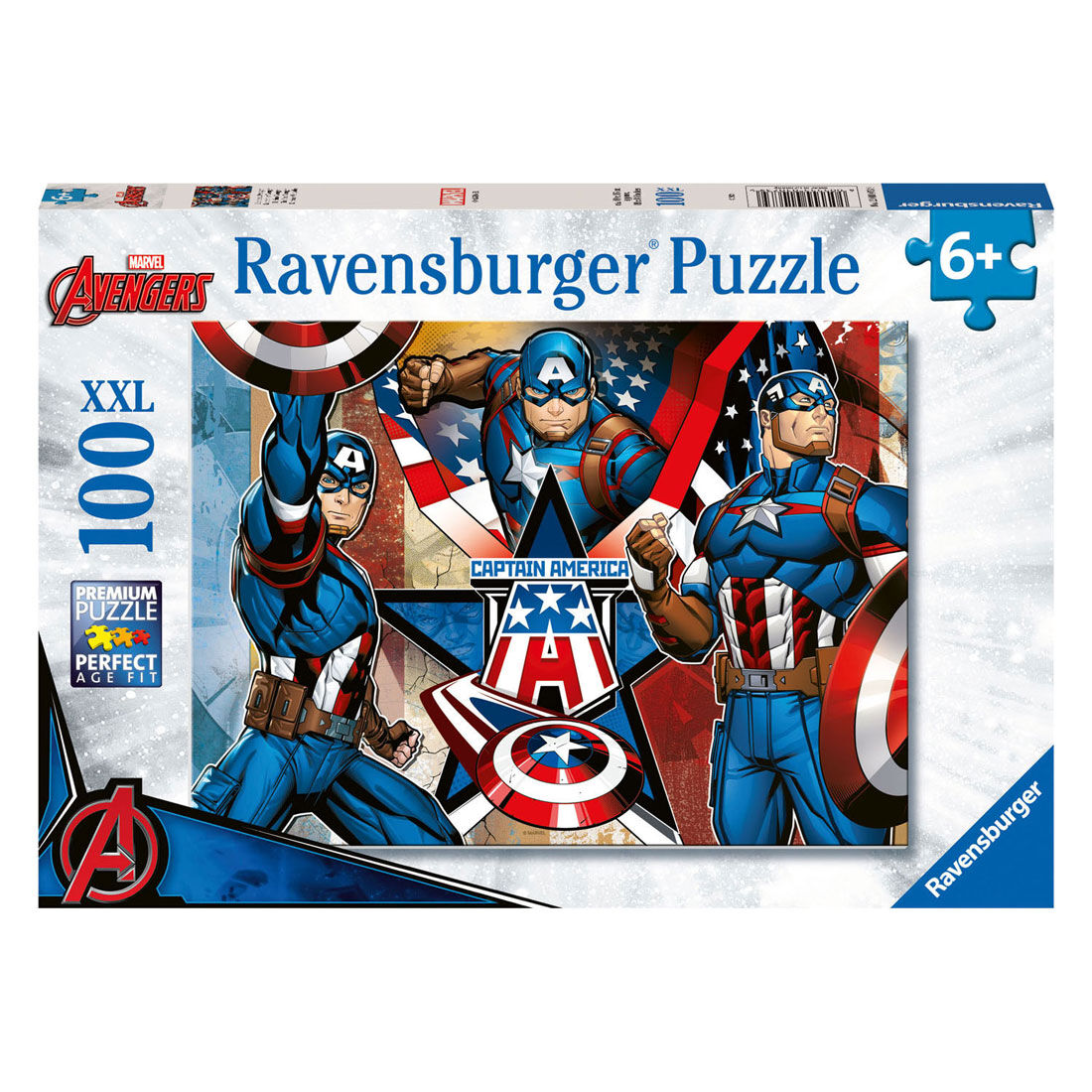 RAVENSBURGER - MARVEL CAPTAIN AMERICA 100P