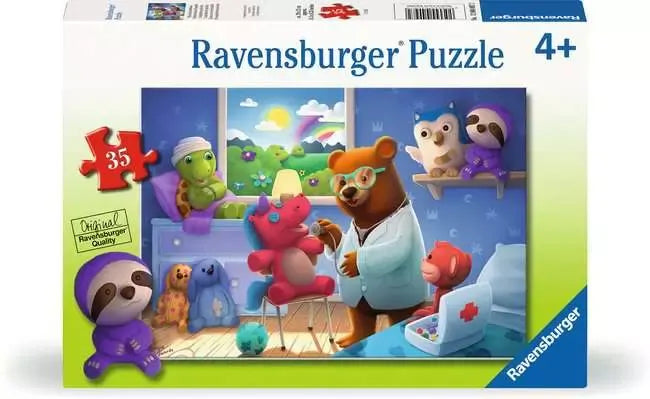 RAVENSBURGER - STUFFED ANIMAL HOSPITAL 35 PIECE PUZZLE