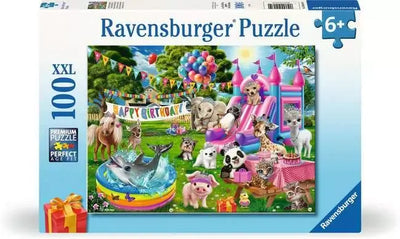 RAVENSBURGER - TIARA BIRTHDAY PARTY 100 PIECE PUZZLE