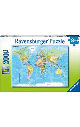 RAVENSBURGER MAP OF THE WORLD 200PC